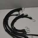 Rubber Bungee Cords Heavy Duty Outdoor with Adjustable Hooks (8-Pack) Assorted Weatherproof Straps with S Hooks for Tarps, Cargo, Motorcycle, Truck and More, Set of 21/3PCS & 31"/5PCS