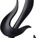 Dosker Flame Sculptures Home Decor, Abstract Statues Shelf Decor, Table Decor, Desk Decor for Living Room Office, Kitchen (Black)