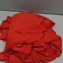 BDDC Table Skirt for 4 Foot Tables - One-Piece Red Tablecloths and Skirt, Wrinkle Resistant Ruffles Elastic Cover for Banquets, Weddings, Events, Parties (48" x 30" (Rectangular))