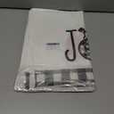 Artoid Mode Black White Buffalo Plaid Xmas Trees Joy Christmas Kitchen Towels Dish Towels, 18x26 Inch Seasonal Winter Decoration Hand Towels Set of 2