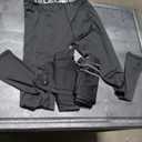 TELALEO 5 Pack Men's Compression Pants for Workout, Running, Basketball, Football-Sports Baselayer Leggings, Size: S