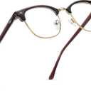 Blue Light Blocking Glasses for Woman/Men Computer Bluelight Glasses Womens/Mens (B-dark Brown)