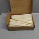 Funtery 48 Pcs Flameless LED Taper Candles Battery Operated Candles Bulk LED Candlesticks Flickering for Valentines Church Wedding Carnival Party Decorations (Ivory, Classic Style)