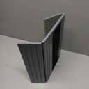 U/R Bamboo Wood Sofa Arm Tray for Couch, Flexible Sofa Tray, Couch Arm Table, Perfect for Drinks, Snacks, Remote Control or Phone, Grey Color