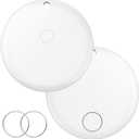 iVANKY for iPhone AirTag Smart Tag Air Tracker Item Finders for Apple Find My (iOS Only) Track Key, Wallet, Luggage, Bluetooth 5.2 Locator with Replaceable Battery, 85dB+, IP67, 2 Pack