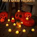 Raycare 50Pack Flameless Candles, Battery Operated LED Tea Lights, Long Lasting Fake Candles, Electric Candles for Wedding, Holiday Party, Centerpieces, Home Decor, Halloween, Christmas