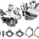 2PCS Left & Right Turbocharger Fit for 2013 Ford F-150/2014 F-150/2015 F-150/2016 F-150 Expedition Transit-150/250 /350, Turbo Replace for DL3E6K682AE DL3E6C879AD 53039880469