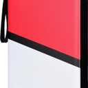 Trading Card Binder 9 Pocket with 50 Removable Sleeves, 900 Pockets Card Collection Binder for TCG Cards Collector, Red & White
