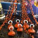 50 Pcs Halloween No Mess Confetti Popper Hand Throw Streamer Popper for Christmas Xmas Bulk Birthday Party Colorful Party Confetti Supplies(Black, Orange)