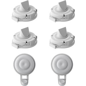 4 PC Duckbill Valves and 2 PC Silicone Diaphragms Compatible with Momcozy M9 Replacements Parts, Replace Mom Cozy M9 Pump Parts, Momcozy Mobile Flow Breastfeeding Accessories