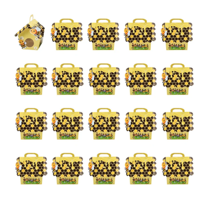 LYINGUO 20pcs Bee Candy Boxes,Small Candy Packaging Boxes for Wedding Birthday Party Decorations