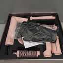 8-in-1 Hair Dryer Brush & Hot Air Styler, 110,000 RPM Blow Dryer Brush Foldable LCD Display, 4 Heat Settings Auto Curler Fast Drying Curling Straightening for Salon & Travel (Pink)