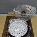 BLACK+DECKER Rice Cooker 6-Cup (Cooked) with Steaming Basket, Removable Non-Stick Bowl, White