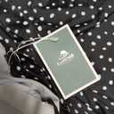 Eomenie One Piece Swimdress Swimsuits for Women Tummy Control Swim Dresses Skirt Bathing Suit (Large, Black Polka Dot)