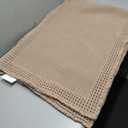 Luxury Waffle Bath Mat, Super Absorbent Non Slip Bathroom Rugs, Boho Ultra Soft Comfort Machine Washable Quick Dry Floor Mats with Tassels (Brown, 24" x 72")