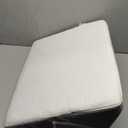 Bedluxe Knee Pillow for Back Sleeping, Leg Pillow Knee Wedge Pillow, Memory Foam Wedge Pillows for Legs Post Surgery, Triangle Pillow for Knee Support, Leg Elevation, Knees Hip Back Pain Relief, White (23.6*18.9*7.9 Inch)