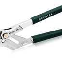 ACCELLEA Pliers Wrench, Tongue and Groove Pliers with Maximum Jaw Opening 2" (52mm), Channel Locks Pliers with Jaw Cover, CR-V Steel Groove Joint Pliers, Non-slip Handle, 10 Inches, Large, Green