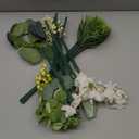 CCINEE 75pcs Artificial Greenery Stems Box Set, Faux Flowers Bouquet with Stems Fake Plants for DIY Wedding Bouquet Floral Arrangement Spring Home Table Decoration