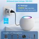 Universal Travel Adapter, International Travel Plug Adapter with 3 USB-C 2 USB-A Ports 45W, All in One Portable Socket, for USA, UK, EU, AU 224+ Countries (White)