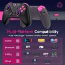 EasySMX X05 2.4g Wireless Gaming Controller for PC/Steam/iPhone/Android/Switch - Bluetooth Controller Gamepad with Hall Effect, RGB Lights and Turbo, Anti-Drift Controller
