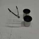 Clear Ice Cube Maker - 2.5" Ball - Stainless Steel Clear Ice Maker - Compact Design - for Whiskey, Cocktails, Bourbon - 2 PACK with Ice Tong & Ice Box (2.5"-2 PCS(Accessories included), Metallic-Round)