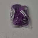 Women's Bathing Suit Solid Color Drawstring Side Halter Neck Tankini Set, Solid Purple  M