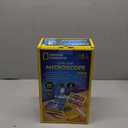 National Geographic Junior Microscope for Kids- Kit Includes Up to 250x Magnification Handheld Mini Attachment, 12 Slides, Lab Guide, Science Toy for Ages 6-12, STEM Project