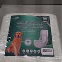 IMMCUTE Large Dog Diapers Male, 50 Ct, Extra-Wide Disposable Male Dog Wraps, Breathable, Comfortable Cotton Fabric with Super Absorbent Male Dog Diapers, Suitable Large Breeds