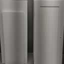ChooChoo Bathroom Wall Cabinet, Over The Toilet Space Saver Storage Cabinet, Medicine Cabinet with 2 Door and Adjustable Shelves, Cupboard (White)