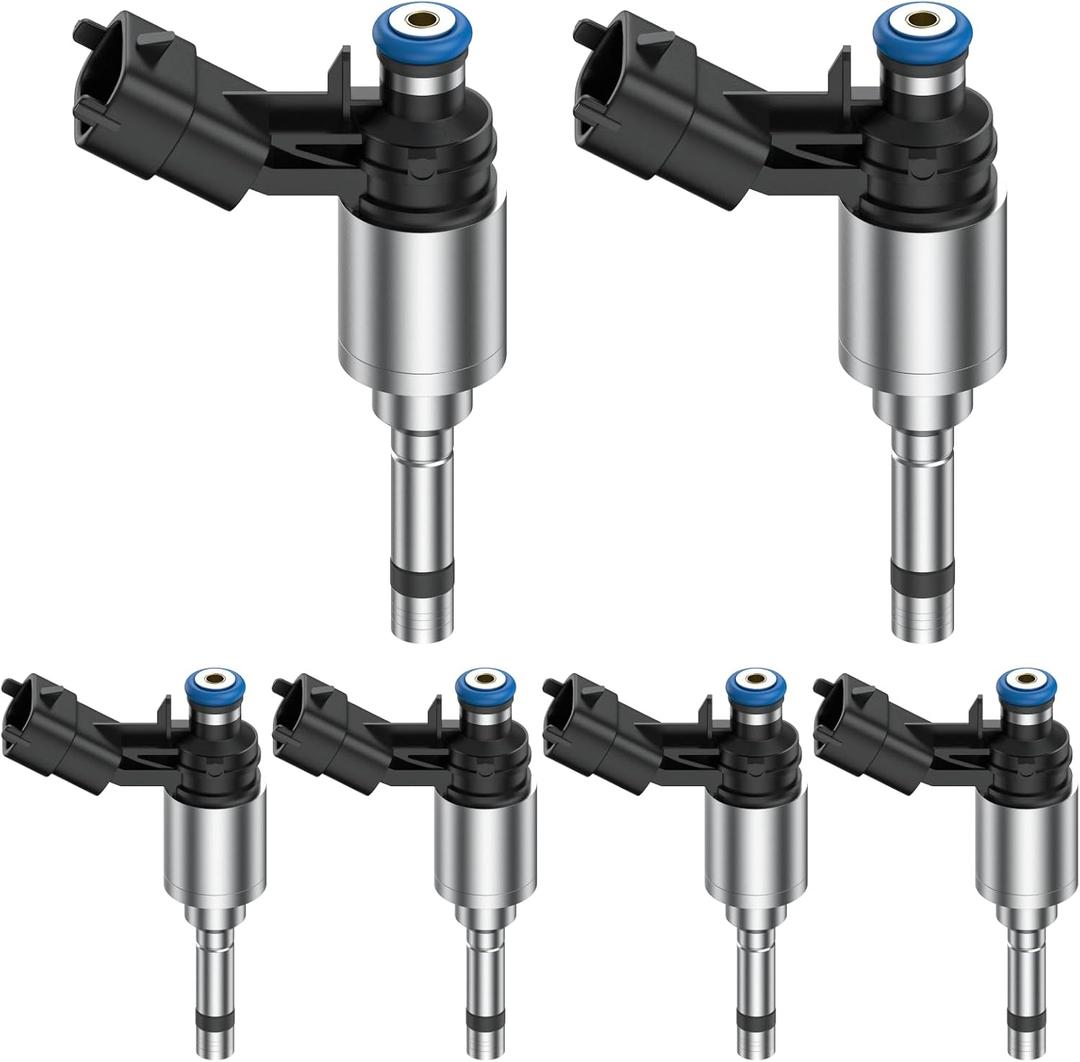 Fuel Injectors 6Pcs Compatible with Chevy Traverse GMC Acadia Buick Enclave 3.6L 2012-2017,6 holes,12663380