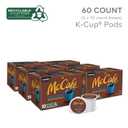 McCafe Colombian, Single Serve Coffee Keurig K-Cup Pods, Medium Roast, 60 Count, (6 Packs of 10), Best By: 13 FEB 2026