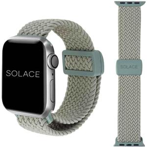 Solace Bands Imperium Adapt Wide Adjustable Nylon Braided Watch Band - Compatible with All Apple Watches - Solace Apple Watch Bands for Women & Men - Smart Watches Band Series 11-1, Ultra, SE