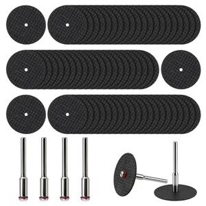 60Pcs Rotary Tool Cut Off Wheel 1-1/4 inch Reinforced Fiberglass Cut Off Wheels and 4Pcs Mandrels