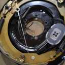 6 on 5.5" Bolt Circle Brake Drum Kits w/ 12" x 2" Left and Right Self-Adjusting Electric Brake for 5,200lbs Trailer Axle