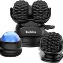 Massage Ball Roller 3 in 1 Wall Mounted Massager for Deep Tissue, Myofascial Release, Knots, Pain Relief,Trigger Point,Lymphatic Drainage for Full Body