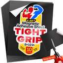 Strong Self-Stick Adhesive Magnetic Sheets 10 Pcs (8x10/20x25cm)  Magnetic Paper for Photo, Magnet Stickers, Labels, Science Education Magnets, Teacher Must Have, Whiteboards, Office