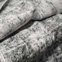 10x12 Washable Area Rug: Extra Large Modern Abstract Rugs Soft Neutral Non Slip Ultra Thin Stain Resistant Indoor Carpet for Living Room Bedroom Dining Room Home Office(Grey)