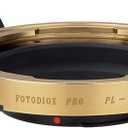Fotodiox Pro Lens Mount Adapter Compatible with Arri PL (Positive Lock) Mount Lens to Canon EOS (EF, EF-S) Mount D/SLR Camera Body - with Gen10 Focus Confirmation Chip