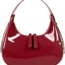 Women's Crescent Shoulder Bags - Small Red Purse Y2k Top Handle Hobo Shoulder Underarm Handbags Clutch bag