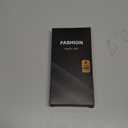 ATATOO for iPhone Air Case Wallet with HD Tempered Glass Screen Protector [2 Pack], Card Holder & Slide Camera Cover, Drop Protection, Hard Protective Case for iPhone Air 2025 6.5", Black