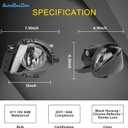 Fog Lights Lamps for BMW 3 Series (323i 325i 325xi 328i xdrive 330xi 335d 335i 328xi 335xi 330i Sedan E90 / Wagon E91), (w/o Sport Package) 2006 2007 2008 2009, 1 Pair (Smoke)