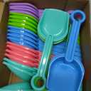 24 Pcs Sand Shovels for Kids, 7.7'' Plastic Beach Shovel Colorful Mini Scoops Bulk Sand Toys for Student Gifts Digging Gardening Outdoor Activities Party Favors, 5 Colors