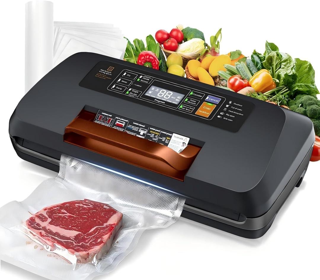 95kpa Vacuum Sealer Machine, Commercial Fully Automatic Food Sealer