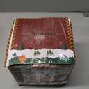 Juegoal 5 FT Christmas Inflatables Outdoor Decorations, Inflatable Kitten in Xmas Stocking, Lighted Blow Up Cat Standing on Christmas Socks with Built in Lights for Holiday Lawn Yard Garden Decor