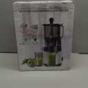 Cold Press Juicer, 5.8" Wide Feed Chute Juice Extractor Machine with 400W, High Juice Yield, Slow Masticating Juicer for Whole Vegetables & Fruits, Black Gray