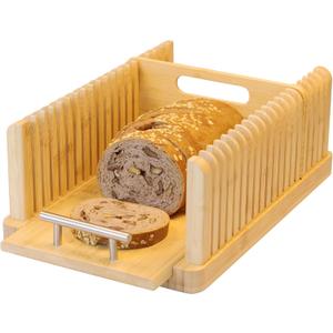 Bread Slicer with cutting board for Sourdough Rounds & Homemade Bread, Perfect for Artisan Loaves, Durable & Easy to Use  The Ideal Gift for Baking Enthusiasts