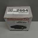 Car Heater, Portable Electronic Auto Fan Heater 12V 200W 2 in 1 Heating/Cooling Function Fast Heating Car Defrost Defogger, Black