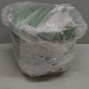 Set of 2-10 Inch Hanging Planters for Indoor Plants with Self-Watering Includes Hanging Pots for Plants, Outdoor Hanging Plant Pot with Drainage, and 2 Types of Baskets Hangers (Green, 10inch)