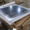 GarveeHome Makeup Vanity Desk with Sliding Mirror, Vanity Dressing Table with 3 Color Adjustable Lights, Girls Vanity Set with Stool, 4 Compact Vanity Drawers, Power Outlet, White