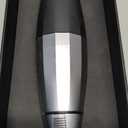 Bevel Beard Trimmer for Men - Cordless Trimmer, 6 Hour Rechargeable Battery Life, Tool-Free Adjustable Zero-Gapped Blade, Barber Supplies, Mustache Trimmer, Silver